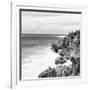 ¡Viva Mexico! Square Collection - Caribbean Coastline in Tulum V-Philippe Hugonnard-Framed Photographic Print