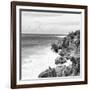 ¡Viva Mexico! Square Collection - Caribbean Coastline in Tulum V-Philippe Hugonnard-Framed Photographic Print