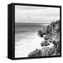 ¡Viva Mexico! Square Collection - Caribbean Coastline in Tulum V-Philippe Hugonnard-Framed Stretched Canvas