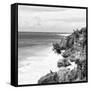 ¡Viva Mexico! Square Collection - Caribbean Coastline in Tulum V-Philippe Hugonnard-Framed Stretched Canvas