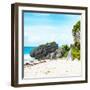 ¡Viva Mexico! Square Collection - Caribbean Coastline in Tulum-Philippe Hugonnard-Framed Photographic Print