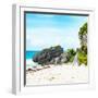 ¡Viva Mexico! Square Collection - Caribbean Coastline in Tulum-Philippe Hugonnard-Framed Photographic Print