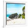 ¡Viva Mexico! Square Collection - Caribbean Coastline in Tulum-Philippe Hugonnard-Framed Photographic Print