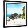 ¡Viva Mexico! Square Collection - Caribbean Coastline in Tulum-Philippe Hugonnard-Framed Photographic Print