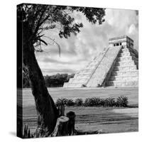 ¡Viva Mexico! Square Collection - Chichen Itza Pyramid I-Philippe Hugonnard-Stretched Canvas