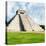 ¡Viva Mexico! Square Collection - Chichen Itza Pyramid II-Philippe Hugonnard-Stretched Canvas