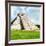 ¡Viva Mexico! Square Collection - Chichen Itza Pyramid II-Philippe Hugonnard-Framed Photographic Print