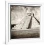 ¡Viva Mexico! Square Collection - Chichen Itza Pyramid III-Philippe Hugonnard-Framed Photographic Print