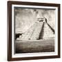 ¡Viva Mexico! Square Collection - Chichen Itza Pyramid III-Philippe Hugonnard-Framed Photographic Print