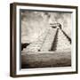 ¡Viva Mexico! Square Collection - Chichen Itza Pyramid III-Philippe Hugonnard-Framed Photographic Print