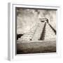 ¡Viva Mexico! Square Collection - Chichen Itza Pyramid III-Philippe Hugonnard-Framed Photographic Print