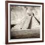 ¡Viva Mexico! Square Collection - Chichen Itza Pyramid III-Philippe Hugonnard-Framed Photographic Print