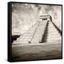 ¡Viva Mexico! Square Collection - Chichen Itza Pyramid III-Philippe Hugonnard-Framed Stretched Canvas