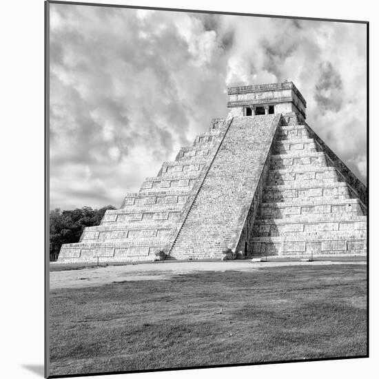 ¡Viva Mexico! Square Collection - Chichen Itza Pyramid IV-Philippe Hugonnard-Mounted Photographic Print