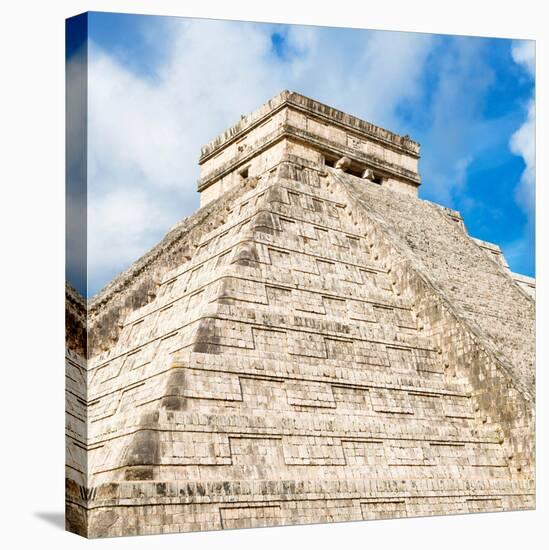 ¡Viva Mexico! Square Collection - Chichen Itza Pyramid IX-Philippe Hugonnard-Stretched Canvas