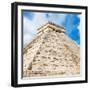¡Viva Mexico! Square Collection - Chichen Itza Pyramid IX-Philippe Hugonnard-Framed Photographic Print
