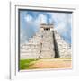 ¡Viva Mexico! Square Collection - Chichen Itza Pyramid V-Philippe Hugonnard-Framed Photographic Print