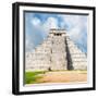 ¡Viva Mexico! Square Collection - Chichen Itza Pyramid V-Philippe Hugonnard-Framed Photographic Print