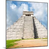 ¡Viva Mexico! Square Collection - Chichen Itza Pyramid V-Philippe Hugonnard-Mounted Photographic Print