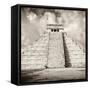 ¡Viva Mexico! Square Collection - Chichen Itza Pyramid VI-Philippe Hugonnard-Framed Stretched Canvas