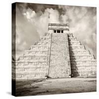 ¡Viva Mexico! Square Collection - Chichen Itza Pyramid VI-Philippe Hugonnard-Stretched Canvas
