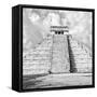 ¡Viva Mexico! Square Collection - Chichen Itza Pyramid VI-Philippe Hugonnard-Framed Stretched Canvas