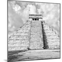 ¡Viva Mexico! Square Collection - Chichen Itza Pyramid VI-Philippe Hugonnard-Mounted Photographic Print