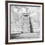 ¡Viva Mexico! Square Collection - Chichen Itza Pyramid VI-Philippe Hugonnard-Framed Photographic Print