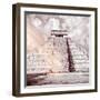 ¡Viva Mexico! Square Collection - Chichen Itza Pyramid VIII-Philippe Hugonnard-Framed Photographic Print