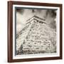 ¡Viva Mexico! Square Collection - Chichen Itza Pyramid X-Philippe Hugonnard-Framed Photographic Print