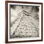 ¡Viva Mexico! Square Collection - Chichen Itza Pyramid X-Philippe Hugonnard-Framed Photographic Print