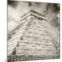 ¡Viva Mexico! Square Collection - Chichen Itza Pyramid X-Philippe Hugonnard-Mounted Photographic Print