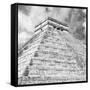 ¡Viva Mexico! Square Collection - Chichen Itza Pyramid XI-Philippe Hugonnard-Framed Stretched Canvas