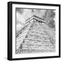 ¡Viva Mexico! Square Collection - Chichen Itza Pyramid XI-Philippe Hugonnard-Framed Photographic Print