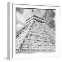 ¡Viva Mexico! Square Collection - Chichen Itza Pyramid XI-Philippe Hugonnard-Framed Photographic Print