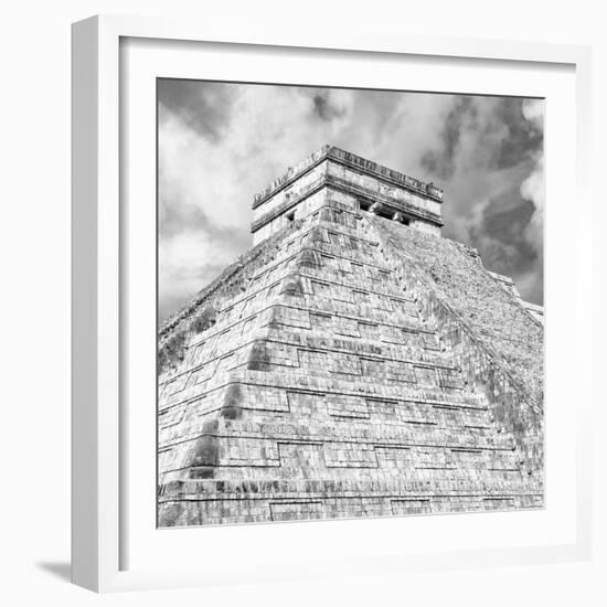 ¡Viva Mexico! Square Collection - Chichen Itza Pyramid XI-Philippe Hugonnard-Framed Photographic Print