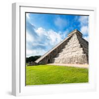 ¡Viva Mexico! Square Collection - Chichen Itza Pyramid XII-Philippe Hugonnard-Framed Photographic Print