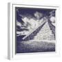 ¡Viva Mexico! Square Collection - Chichen Itza Pyramid XIII-Philippe Hugonnard-Framed Photographic Print