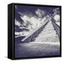 ¡Viva Mexico! Square Collection - Chichen Itza Pyramid XIII-Philippe Hugonnard-Framed Stretched Canvas