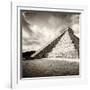 ¡Viva Mexico! Square Collection - Chichen Itza Pyramid XIV-Philippe Hugonnard-Framed Photographic Print