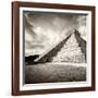 ¡Viva Mexico! Square Collection - Chichen Itza Pyramid XIV-Philippe Hugonnard-Framed Photographic Print