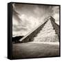 ¡Viva Mexico! Square Collection - Chichen Itza Pyramid XIV-Philippe Hugonnard-Framed Stretched Canvas