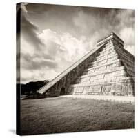 ¡Viva Mexico! Square Collection - Chichen Itza Pyramid XIV-Philippe Hugonnard-Stretched Canvas