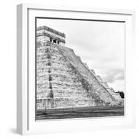 ¡Viva Mexico! Square Collection - Chichen Itza Pyramid XIX-Philippe Hugonnard-Framed Photographic Print