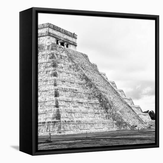 ¡Viva Mexico! Square Collection - Chichen Itza Pyramid XIX-Philippe Hugonnard-Framed Stretched Canvas