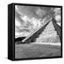 ¡Viva Mexico! Square Collection - Chichen Itza Pyramid XV-Philippe Hugonnard-Framed Stretched Canvas