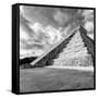 ¡Viva Mexico! Square Collection - Chichen Itza Pyramid XV-Philippe Hugonnard-Framed Stretched Canvas