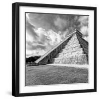 ¡Viva Mexico! Square Collection - Chichen Itza Pyramid XV-Philippe Hugonnard-Framed Photographic Print