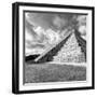 ¡Viva Mexico! Square Collection - Chichen Itza Pyramid XV-Philippe Hugonnard-Framed Photographic Print