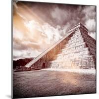 ¡Viva Mexico! Square Collection - Chichen Itza Pyramid XVI-Philippe Hugonnard-Mounted Photographic Print